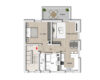 3-Familienhaus (sanierungsbedürftig) in bester Wohnlage von Fellbach - Obergeschoss Variante 2